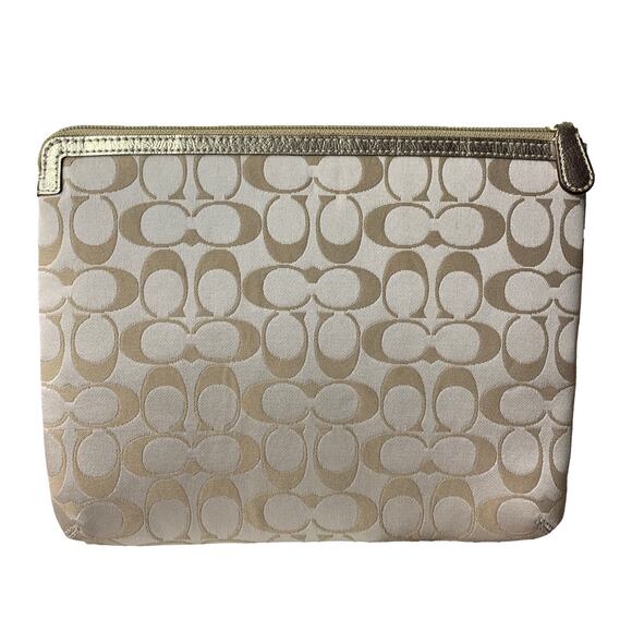 COACH Signature Canvas "C"Sunglasses Poppy Ipad / Tablet Case - Picture 2 of 4